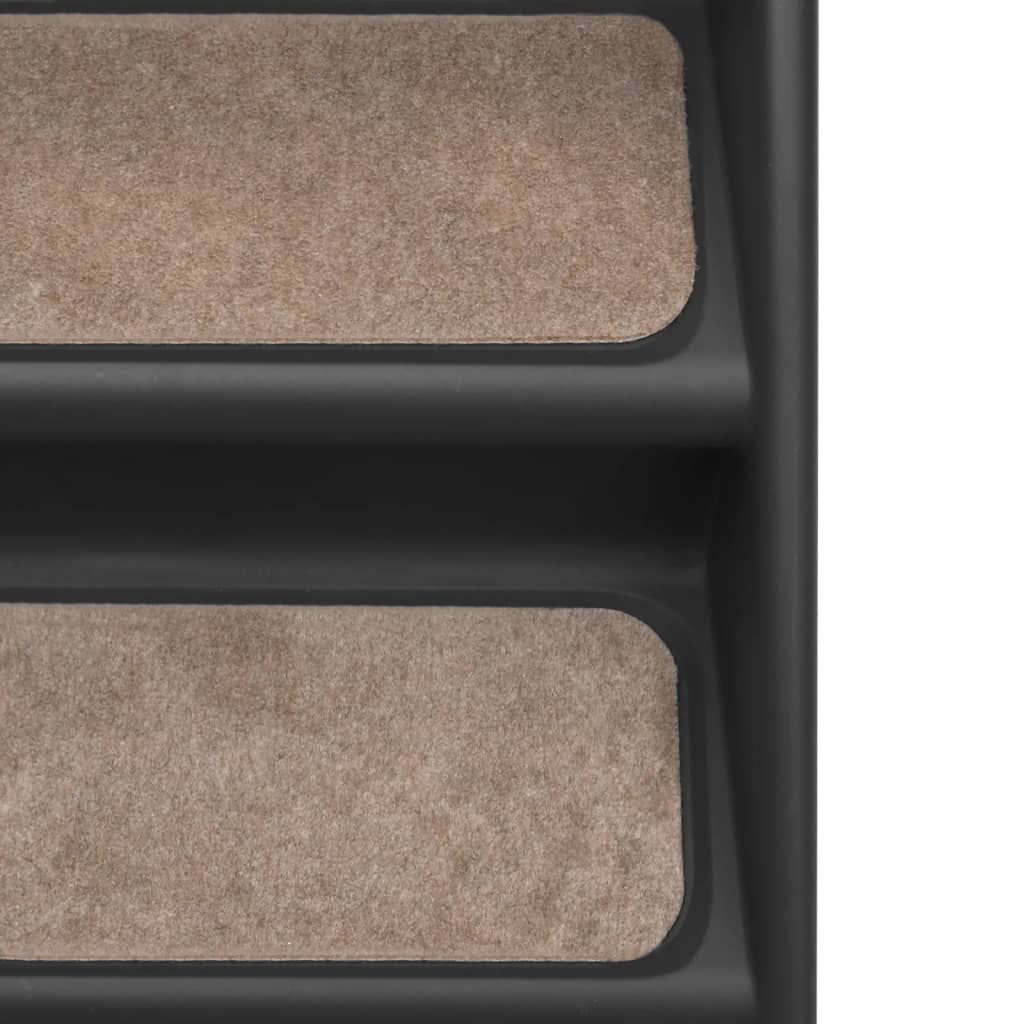 Scară pentru câini pliabilă, negru, 62 x 40 x 49,5 cm