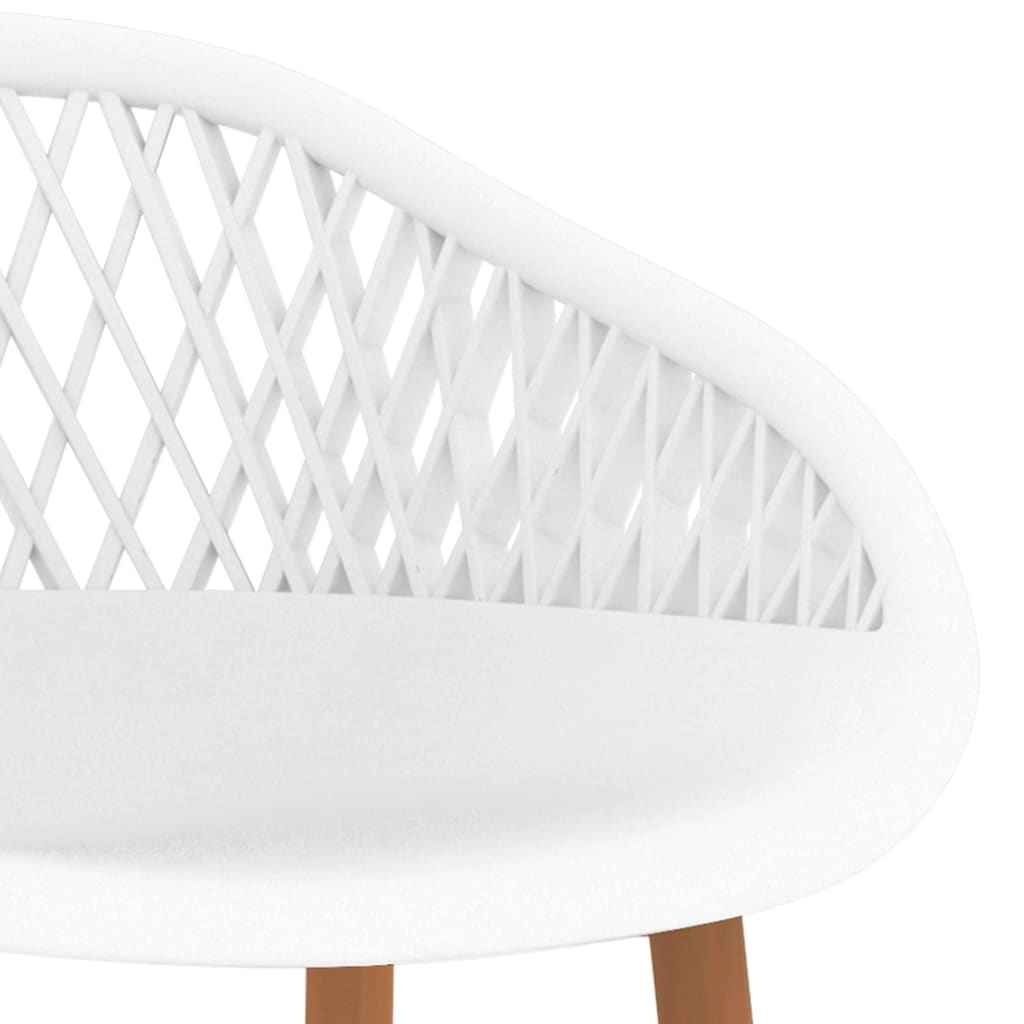 Set mobilier de bar, 5 piese, alb