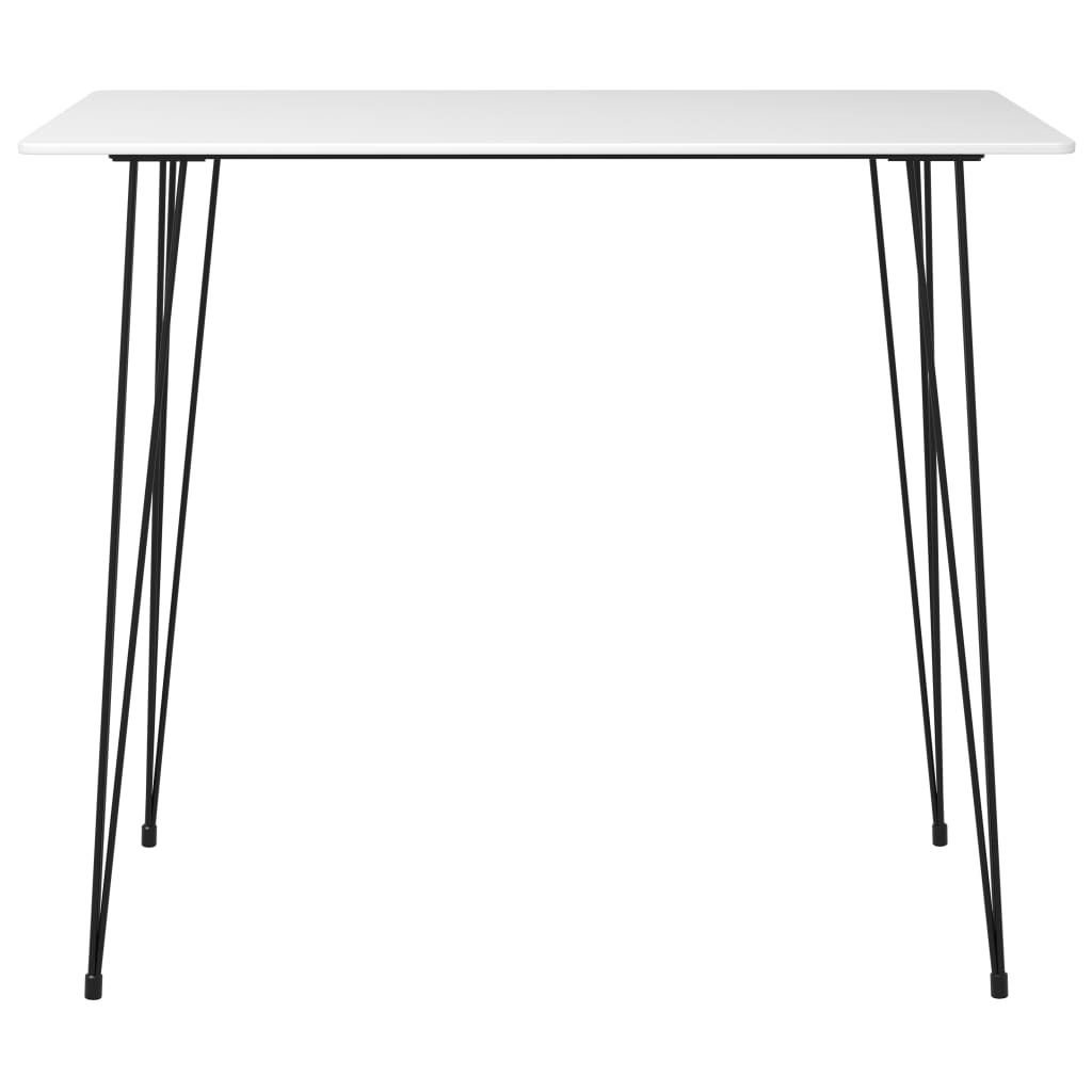 Set mobilier de bar, 5 piese, alb