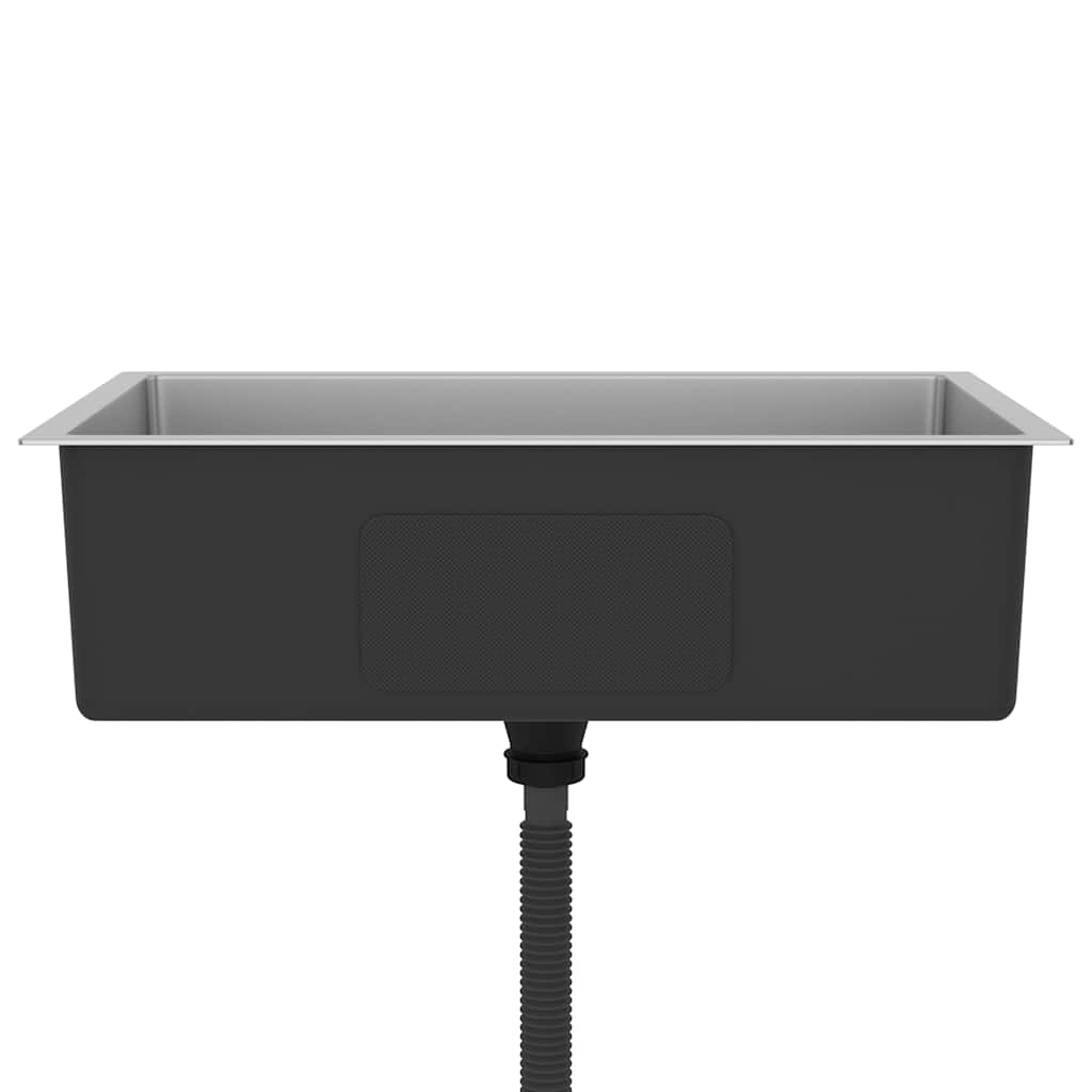 Chiuvetă de bucătărie lucrată manual, oțel inoxidabil