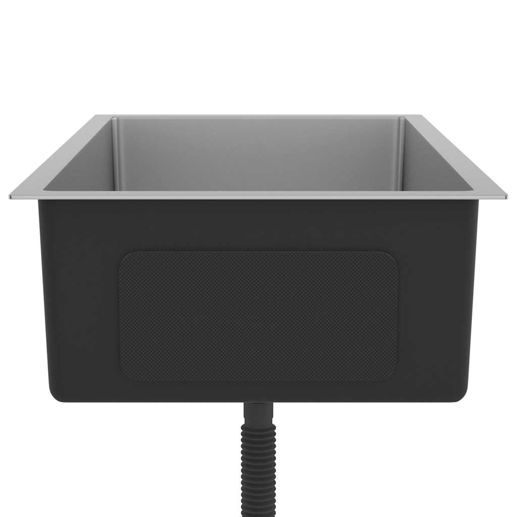 Chiuvetă de bucătărie lucrată manual, oțel inoxidabil