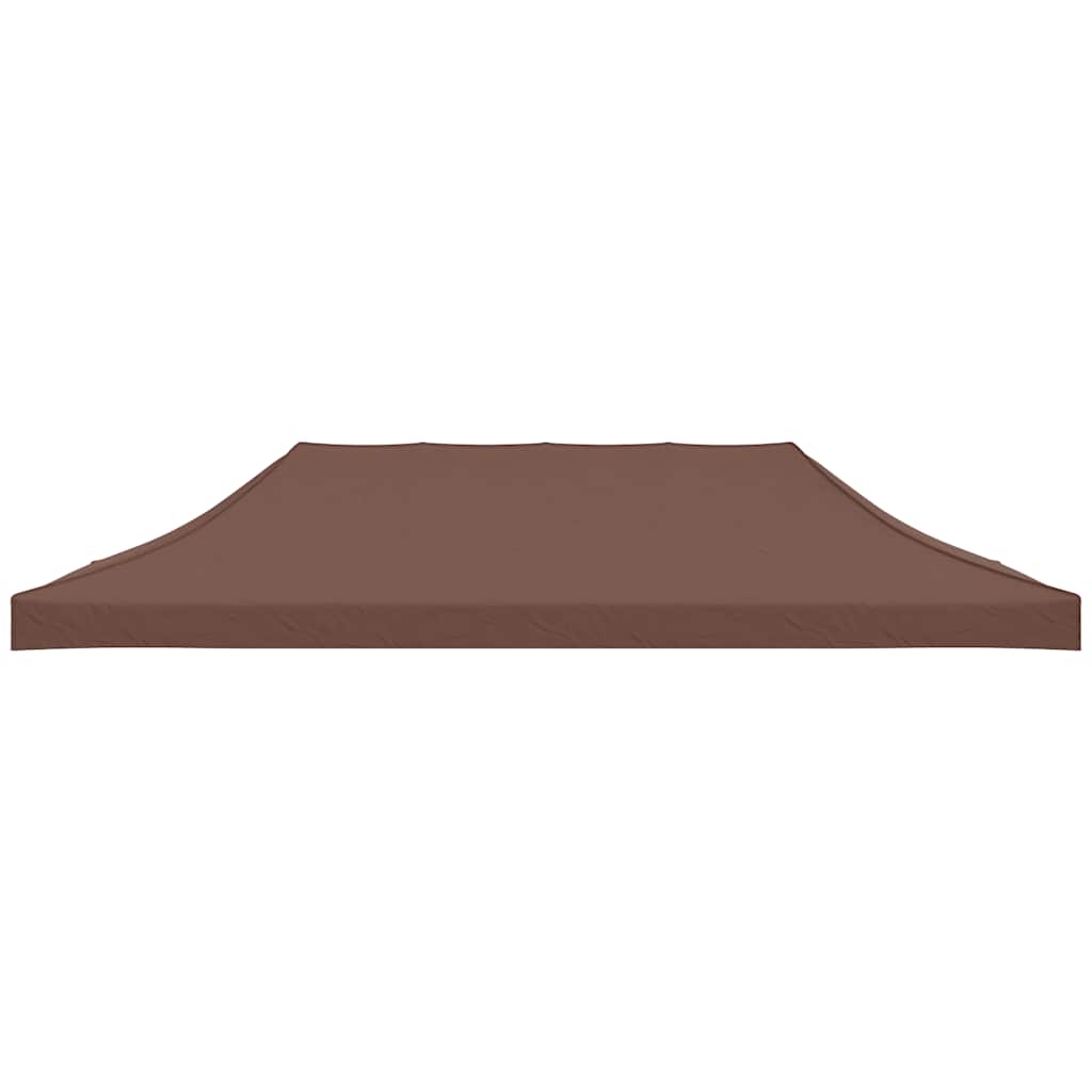 Acoperiș pentru cort de petrecere, maro, 6 x 3 m, 270 g/m²
