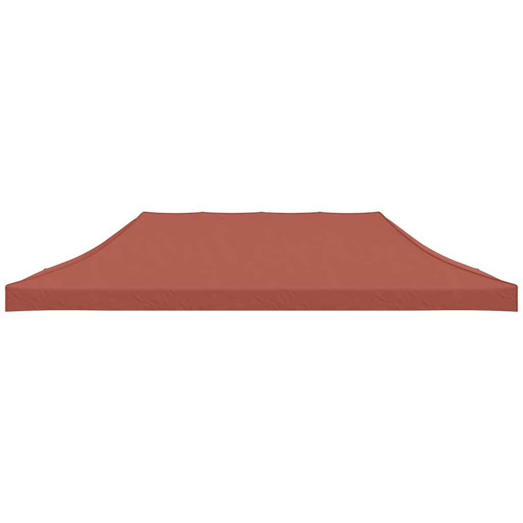 Acoperiș pentru cort de petrecere, cărămiziu, 6 x 3 m, 270 g/m²