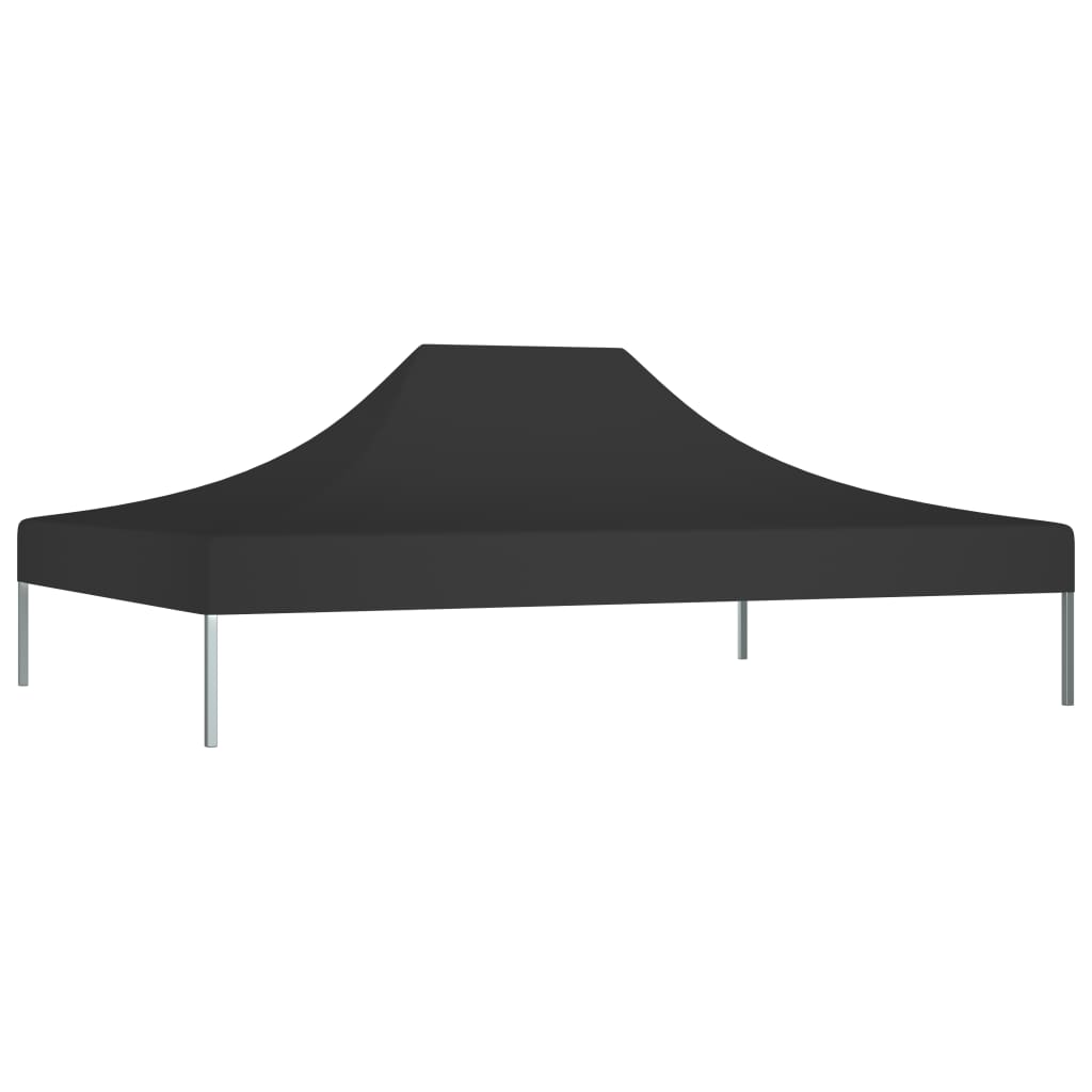 Acoperiș pentru cort de petrecere, negru, 4 x 3 m, 270 g/m²
