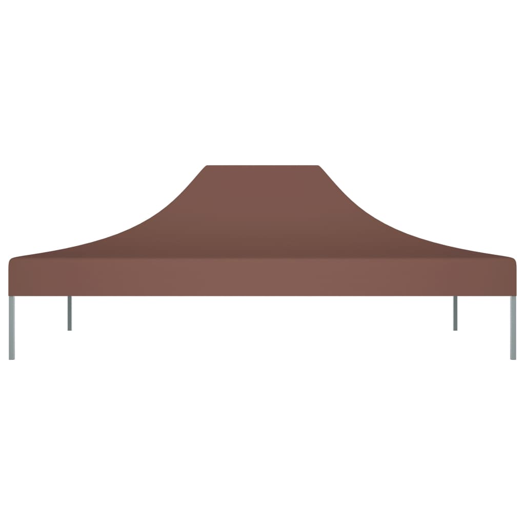 Acoperiș pentru cort de petrecere, maro, 4,5 x 3 m, 270 g/m²