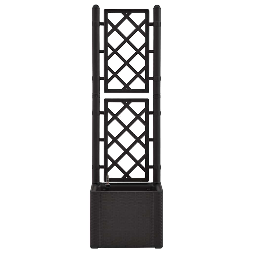 Strat înălțat grădină, spalier & sistem automat udare, antracit