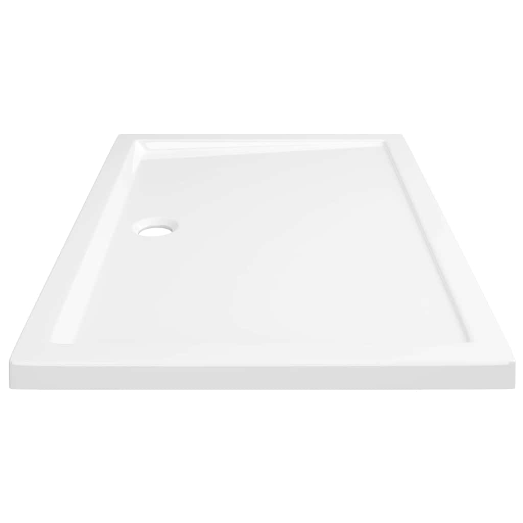 Cădiță de duș dreptunghiulară din ABS, alb, 70x100 cm