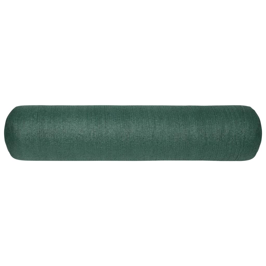 Plasă protecție intimitate, verde, 1,2x25 m, HDPE, 195 g/m²