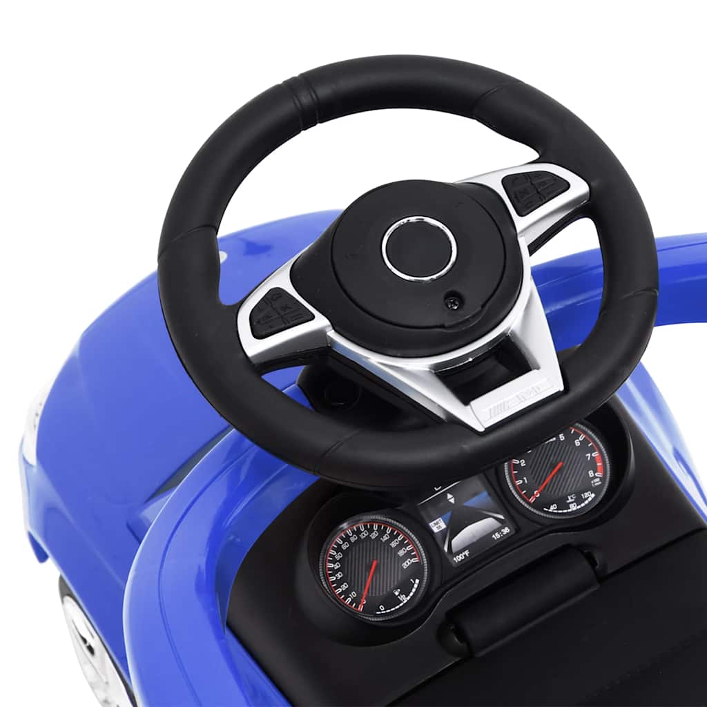 Mașinuță cu împingere Mercedes-Benz C63, albastru