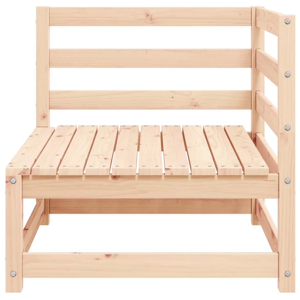 Canapele de colț pentru grădină, 2 buc., lemn masiv de pin