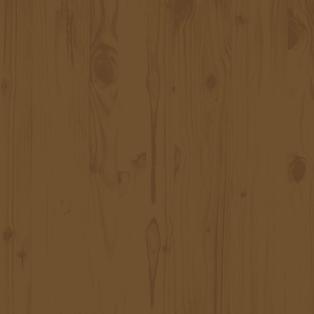 Canapele de mijloc de grădină 3 buc. maro miere lemn masiv pin