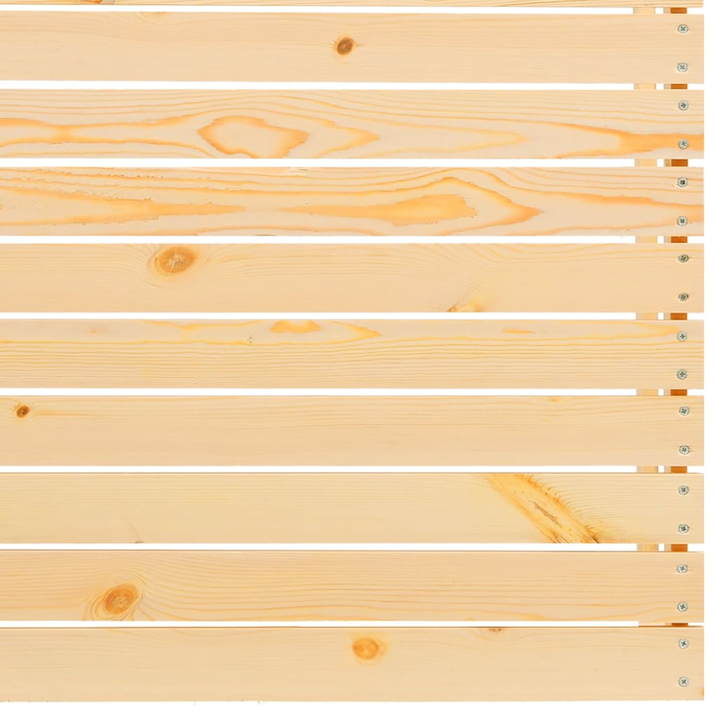 Canapele de mijloc grădină cu perne gri, 2 buc., lemn masiv pin