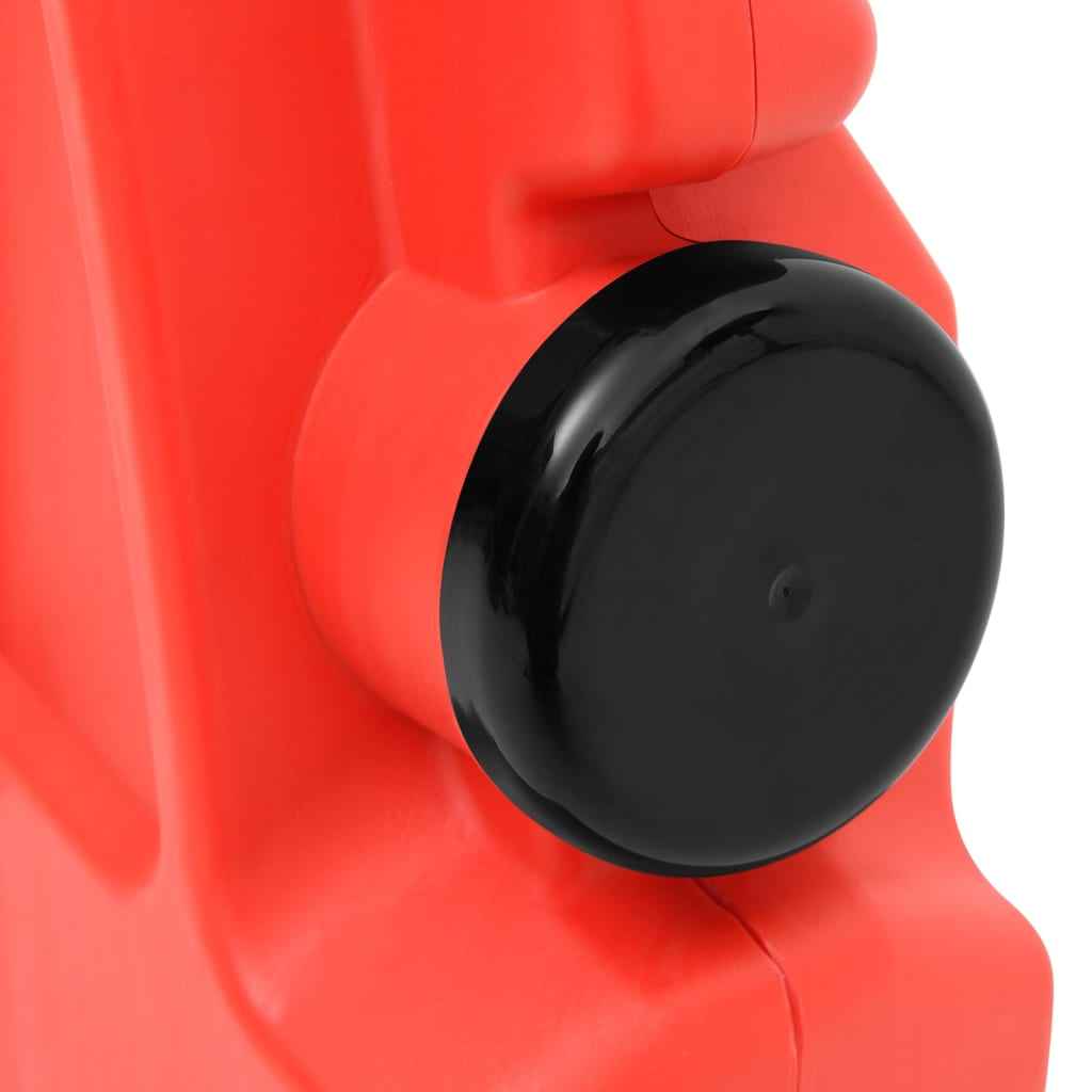 Barieră de trafic pliabilă, roșu, 210x50x105 cm