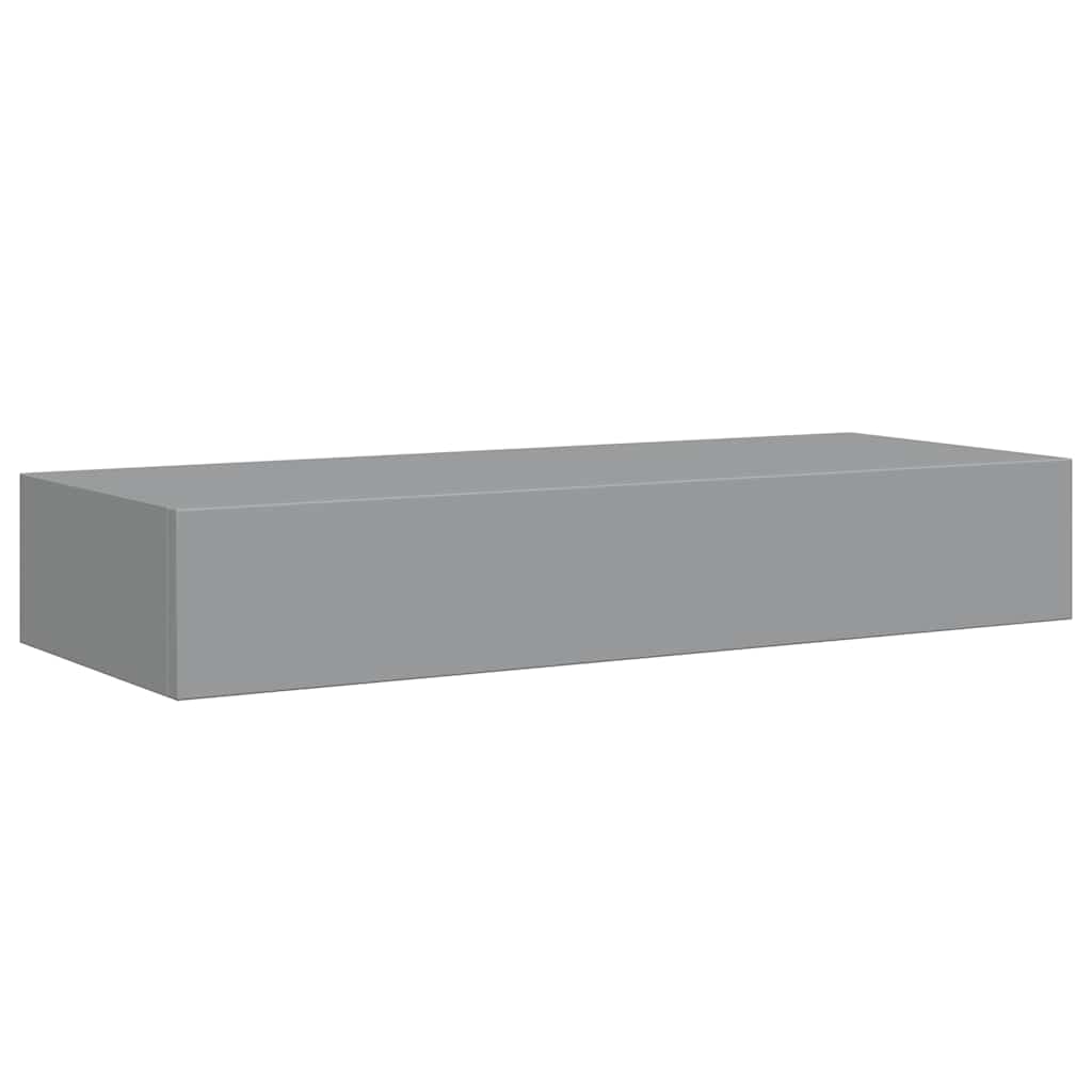 Dulap de perete cu sertar, gri, 60x23,5x10 cm, MDF