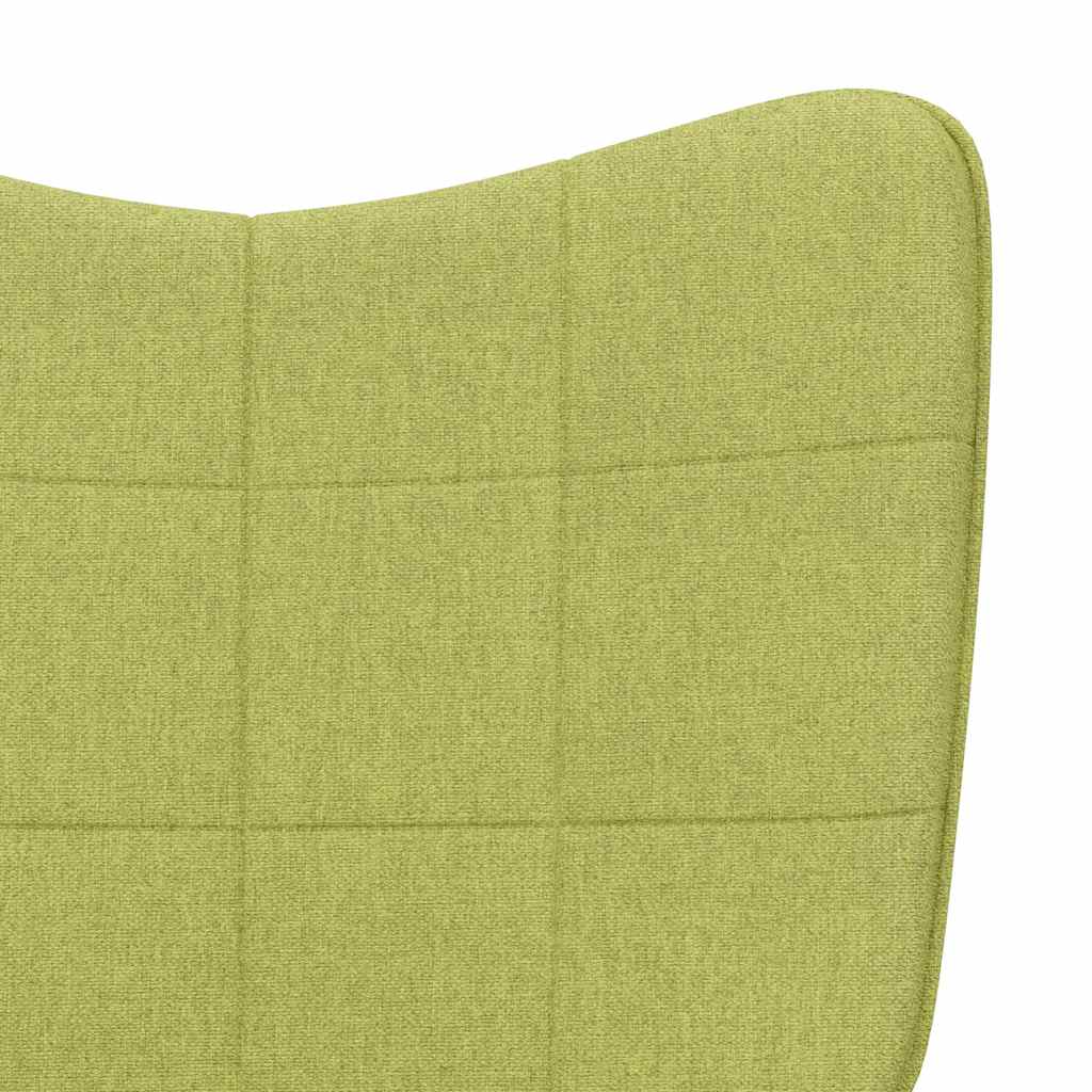 Scaun de relaxare, verde, material textil