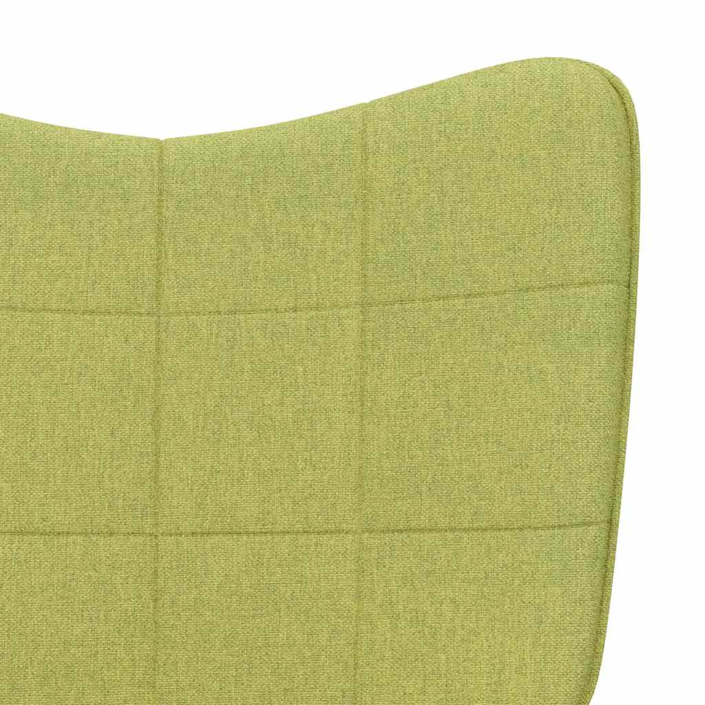 Scaun de relaxare, verde, material textil