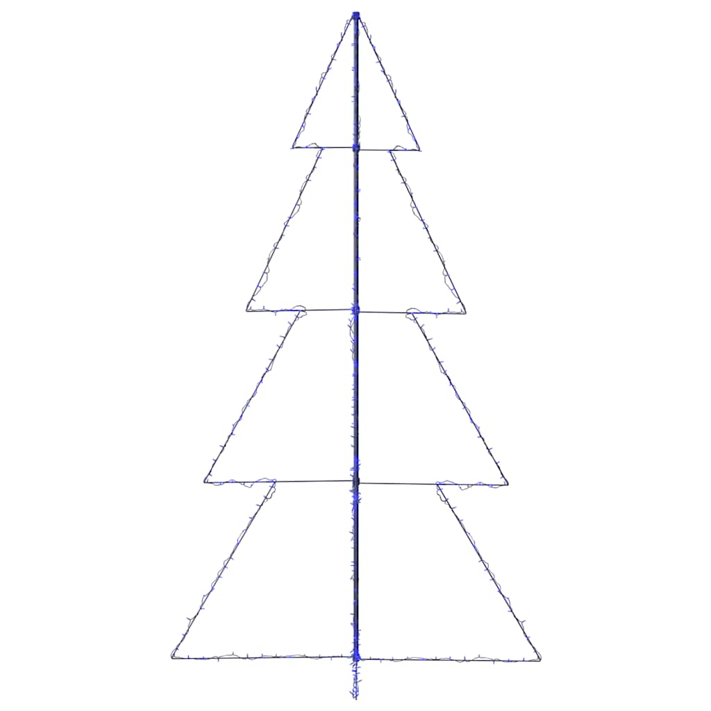 Brad Crăciun conic 360 LED-uri, 143x250 cm, interior & exterior