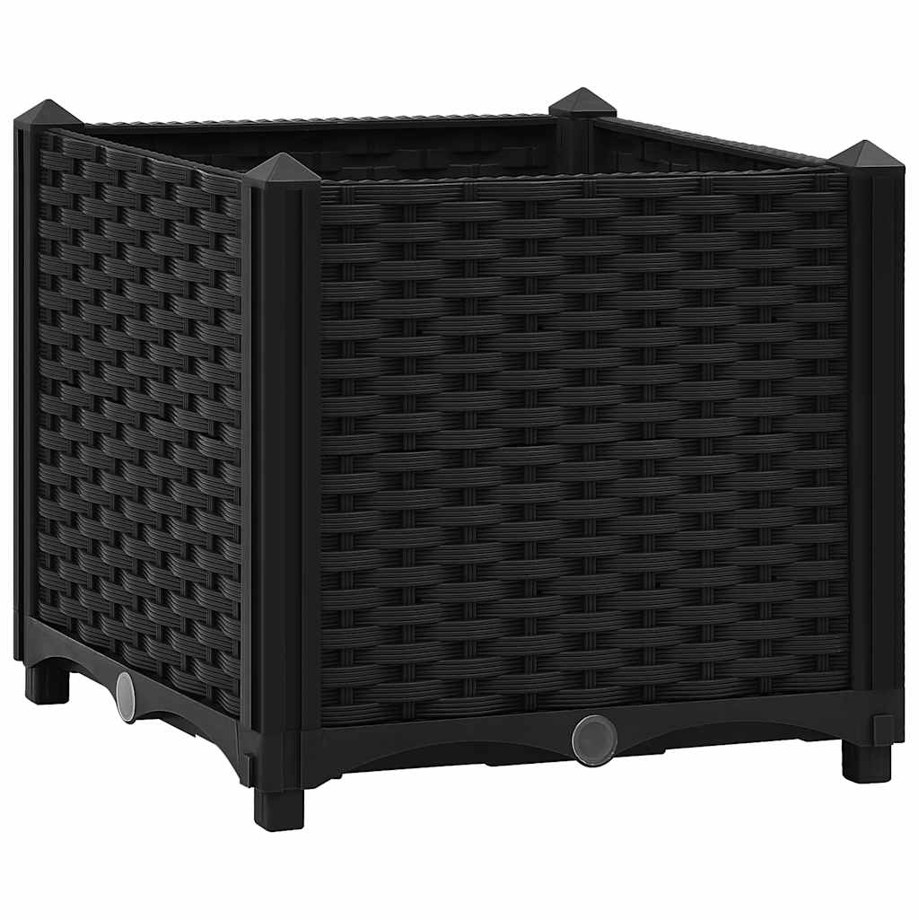 Pat de grădinărit înălțat 40x40x38 cm, polipropilenă