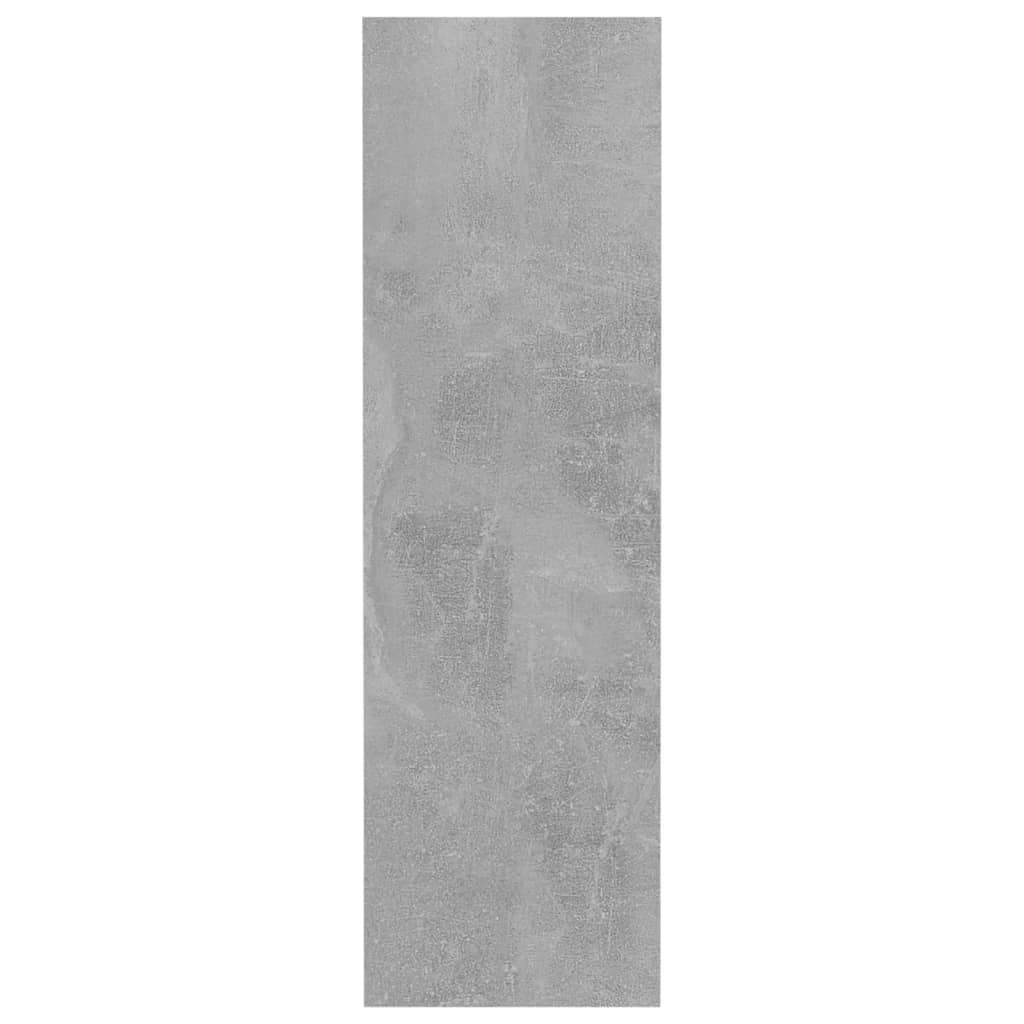Pantofare de perete, 2 buc., gri beton, 60x18x60 cm, PAL