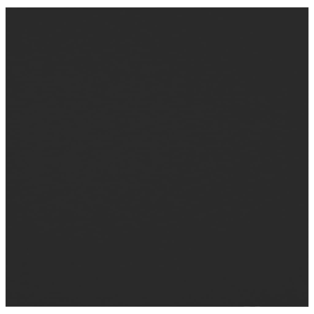 Noptiere, 2 buc., negru, 30,5x30x30 cm, lemn prelucrat