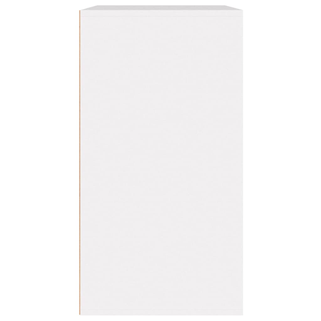 Dulap de cosmetice, alb, 80x40x75 cm, lemn prelucrat