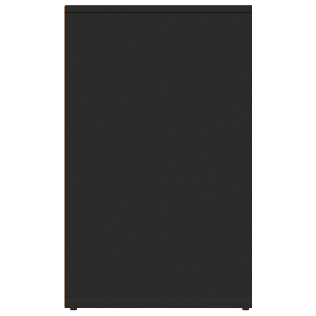 Dulap de dressing, negru, 80x40x65 cm, lemn compozit