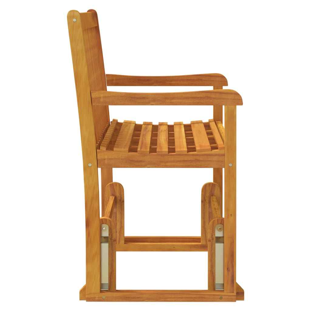 Bancă balansoar de grădină, 110 cm, lemn masiv acacia