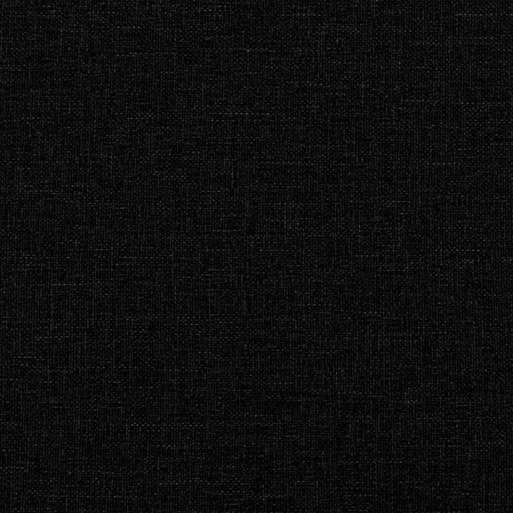 Fotoliu rabatabil, negru, material textil