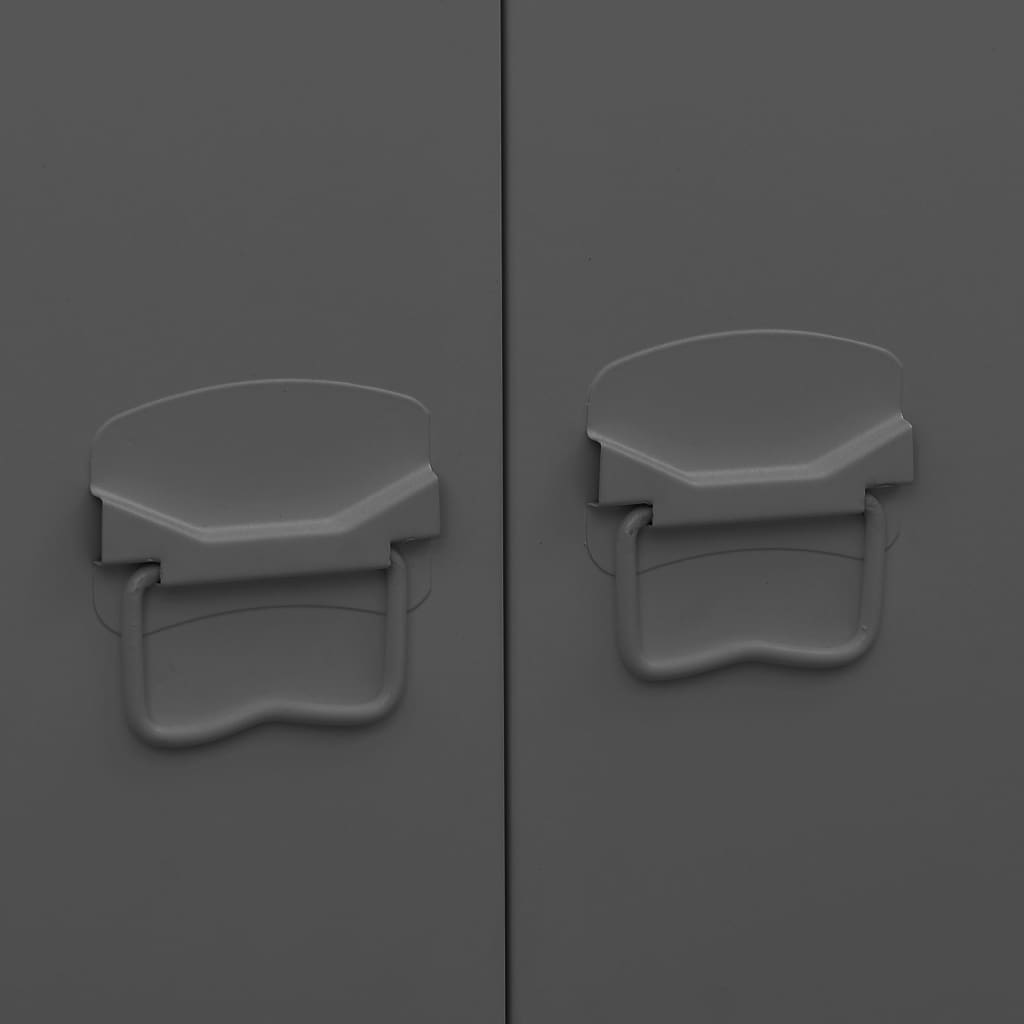 Șifonier industrial, antracit, 90x50x180 cm, metal