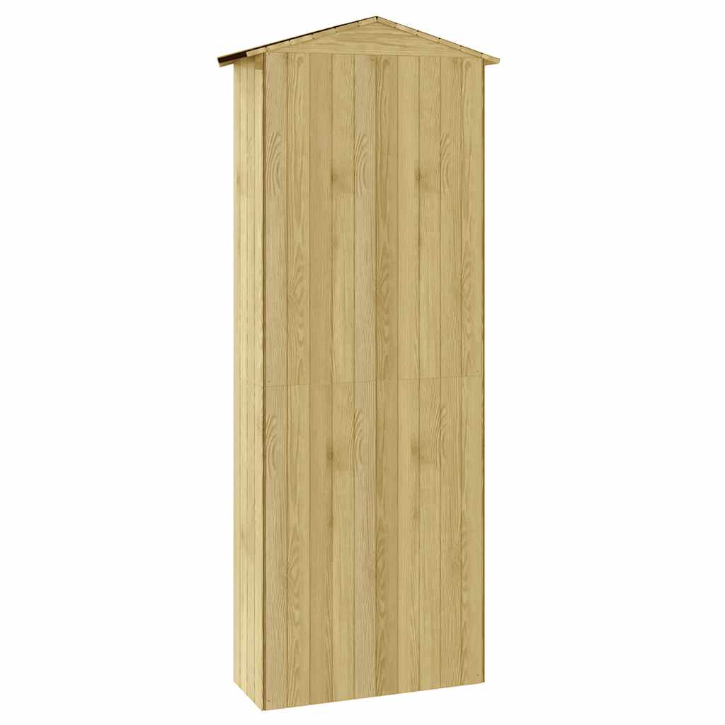 Magazie unelte de grădină, 87x33x222 cm, lemn de pin tratat