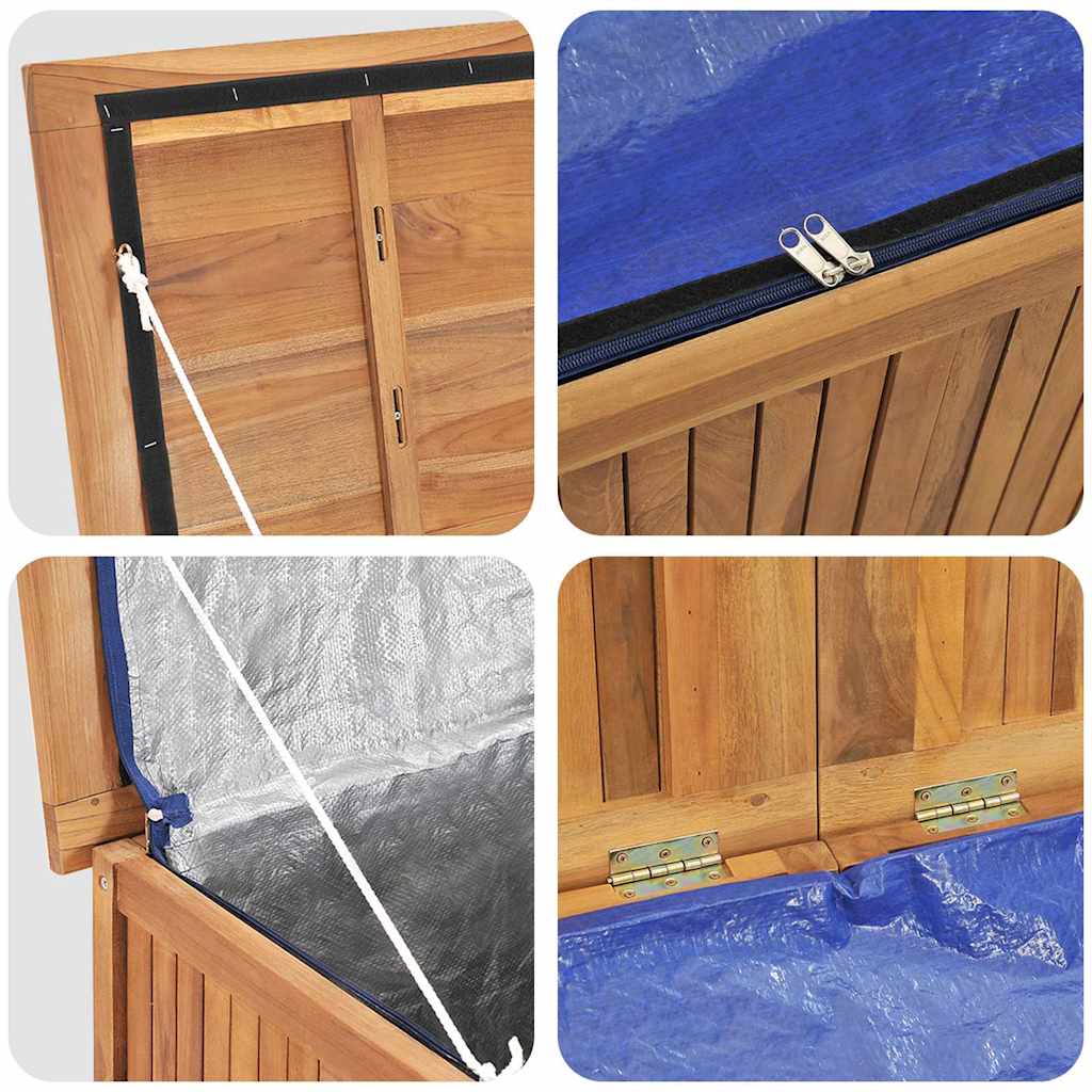 Cutie de grădină, 150x50x55 cm, lemn masiv de tec