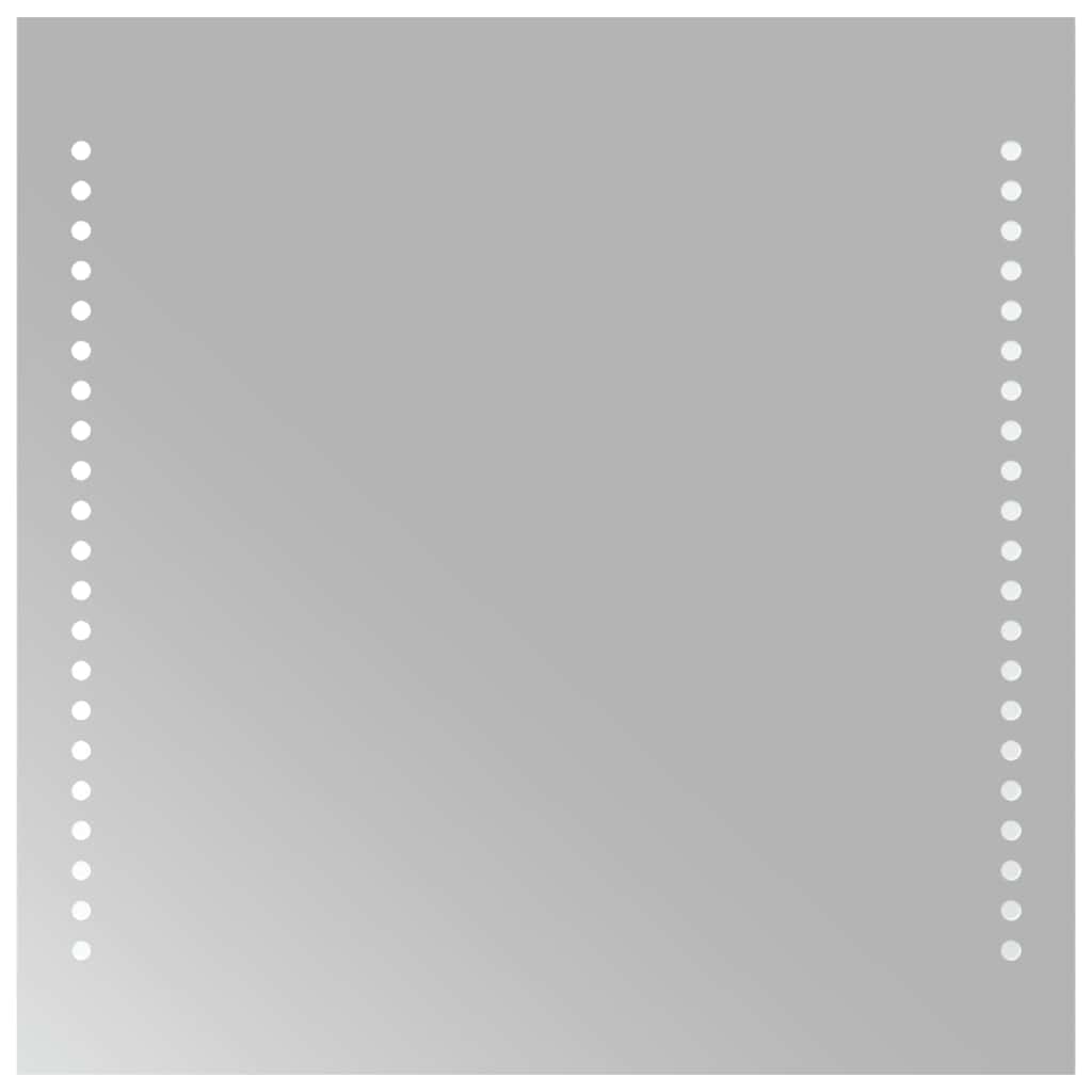 Oglindă de baie cu LED, 40x40 cm - Vendito