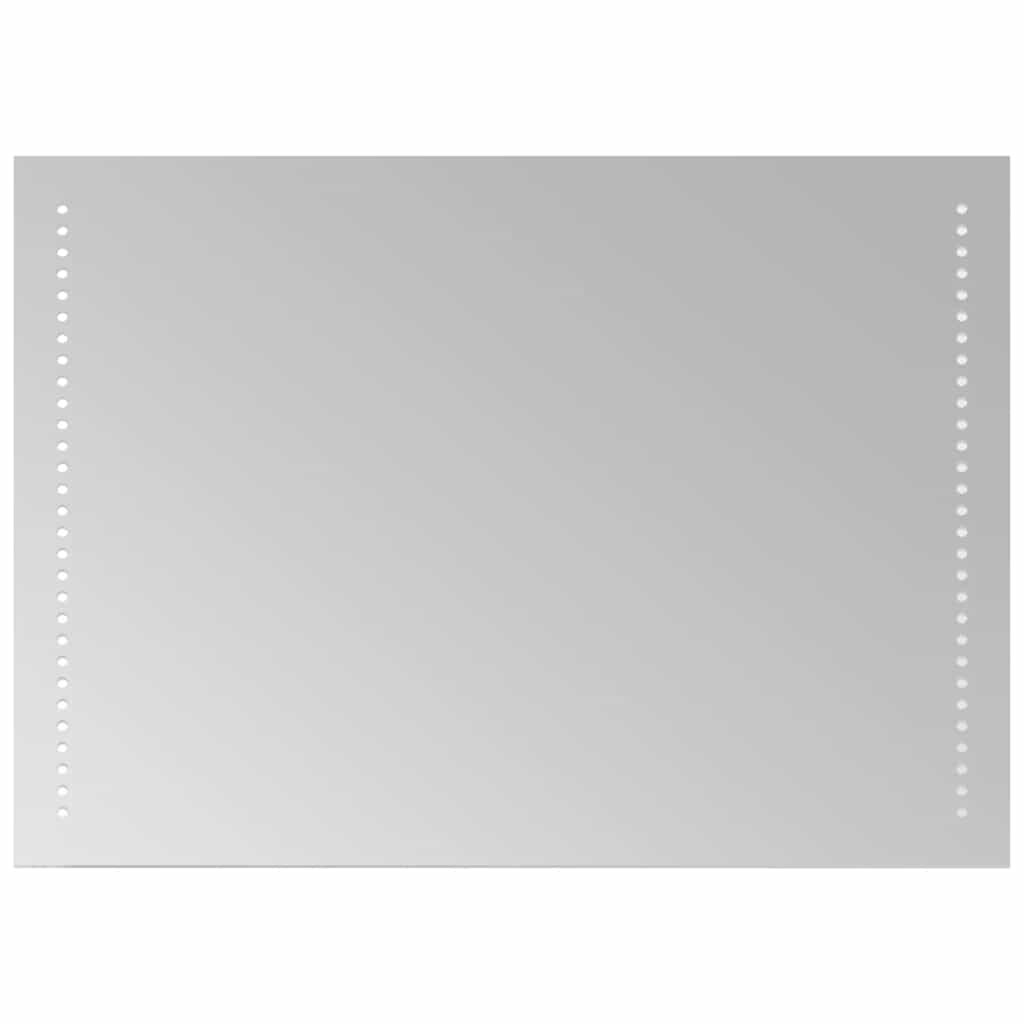 Oglindă de baie cu LED, 70x50 cm