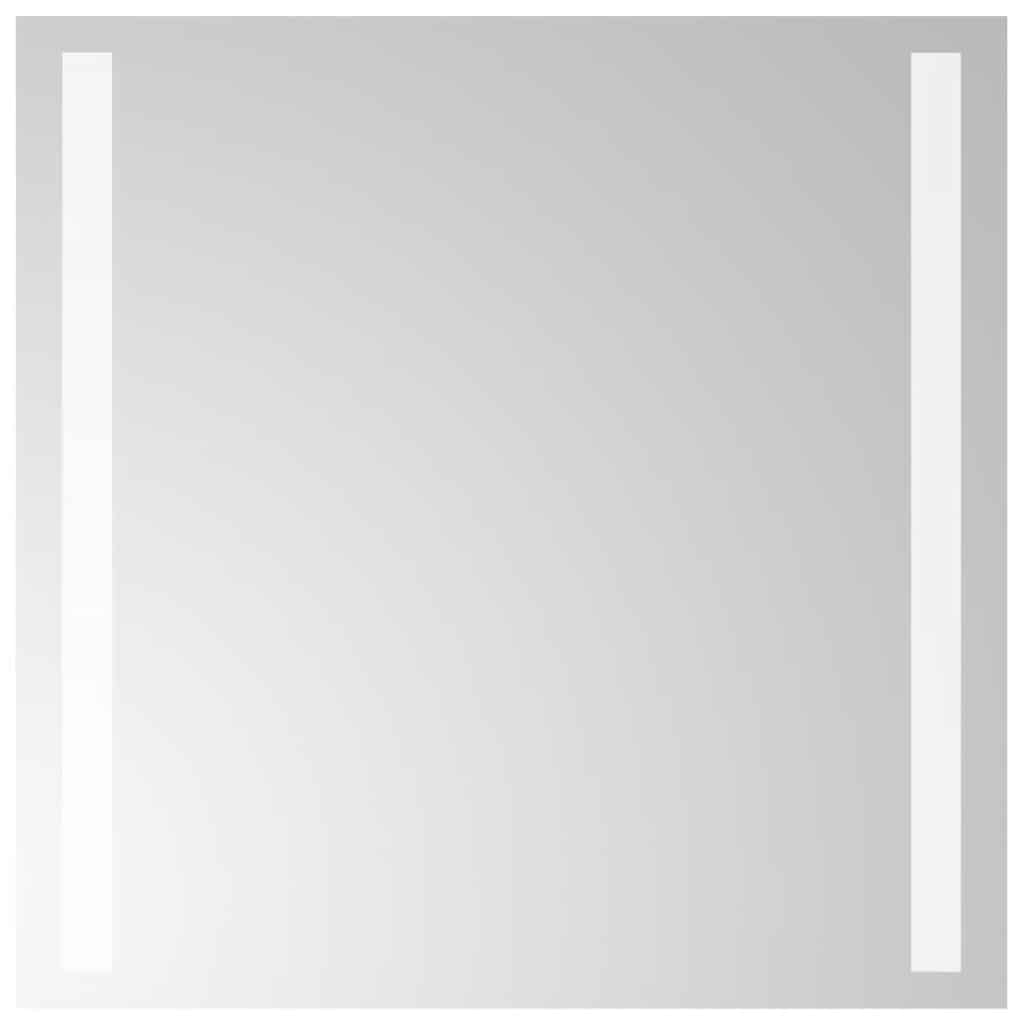 Oglindă de baie cu LED, 40x40 cm