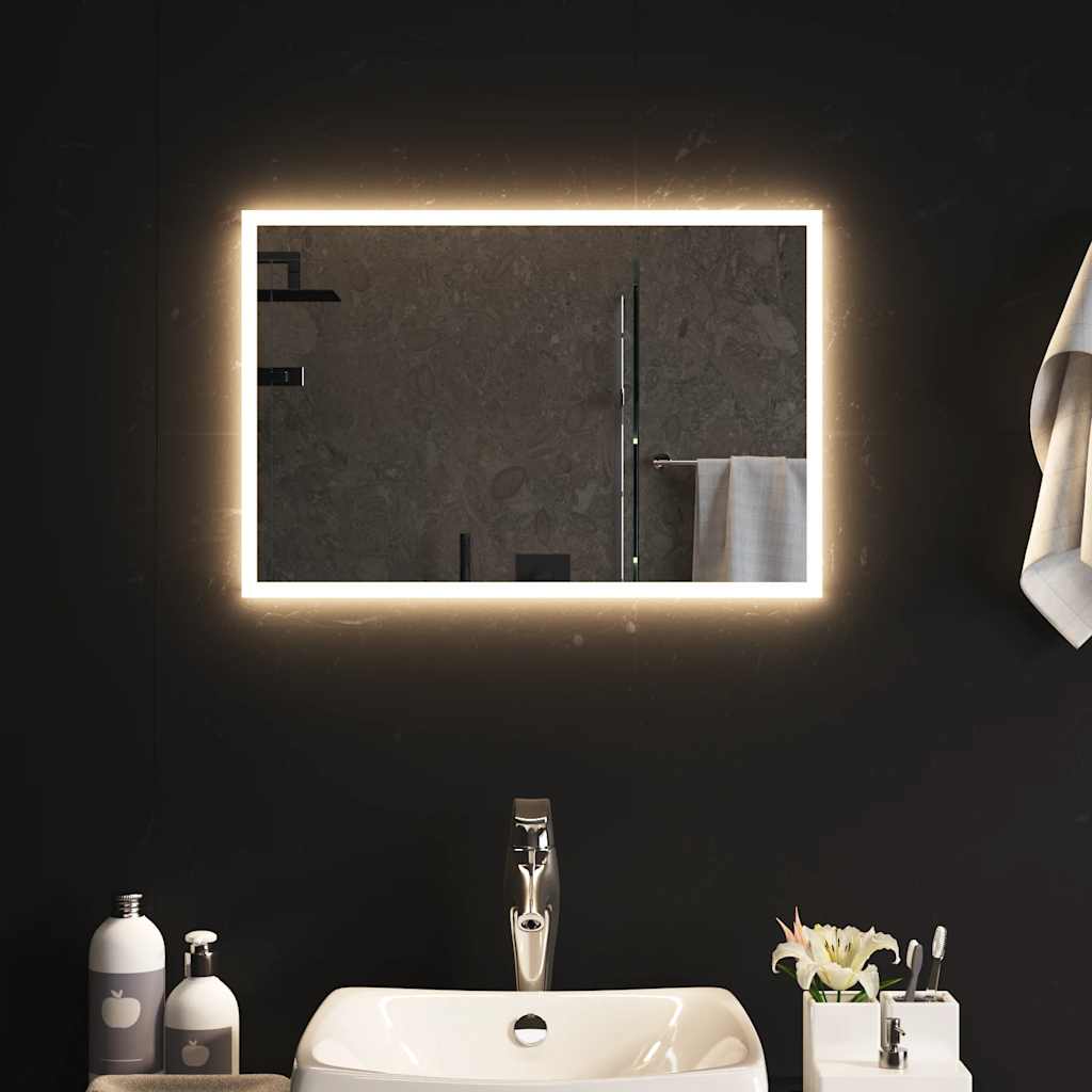 Oglinda de baie cu LED, 60x40 cm - Vendito