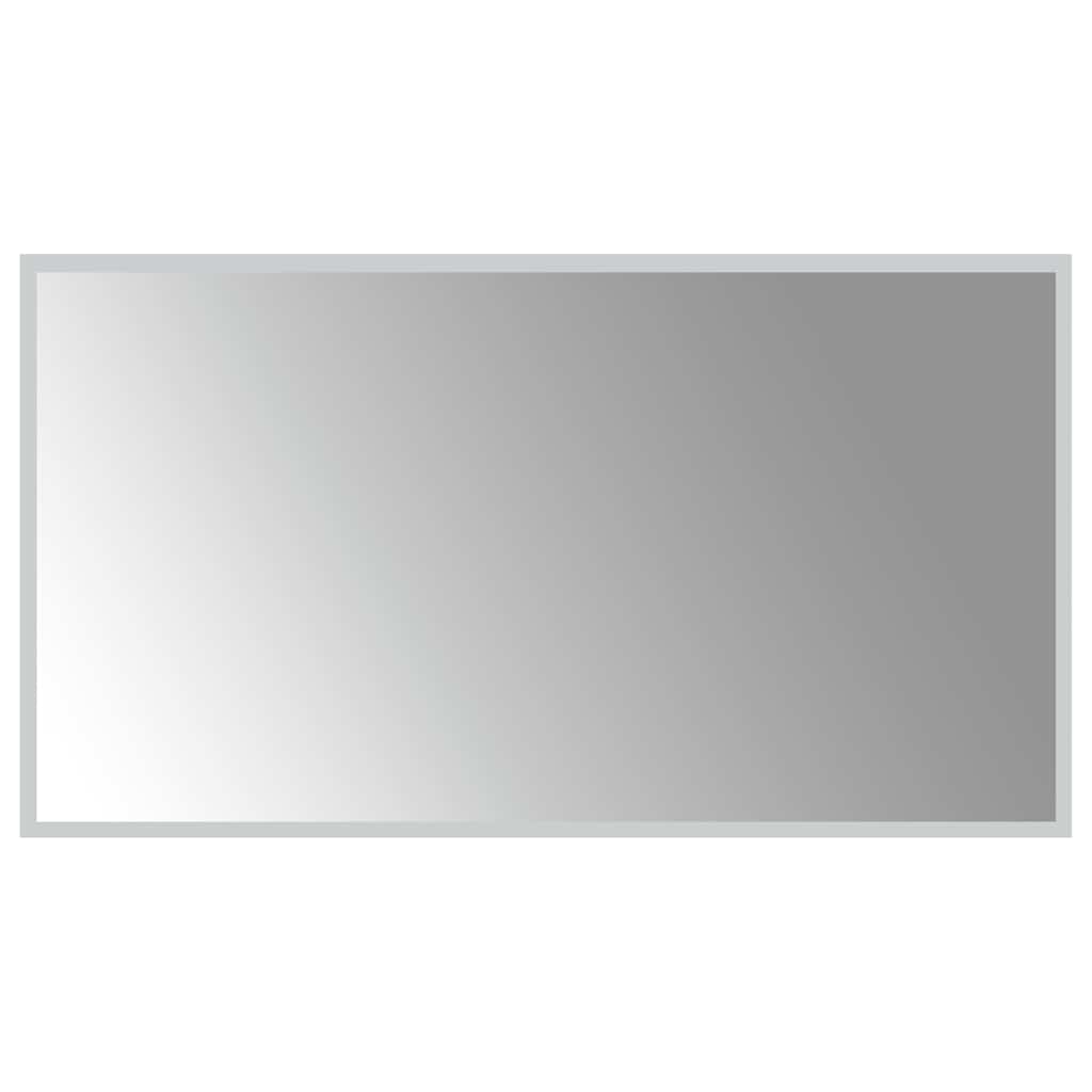 Oglindă de baie cu LED, 90x50 cm