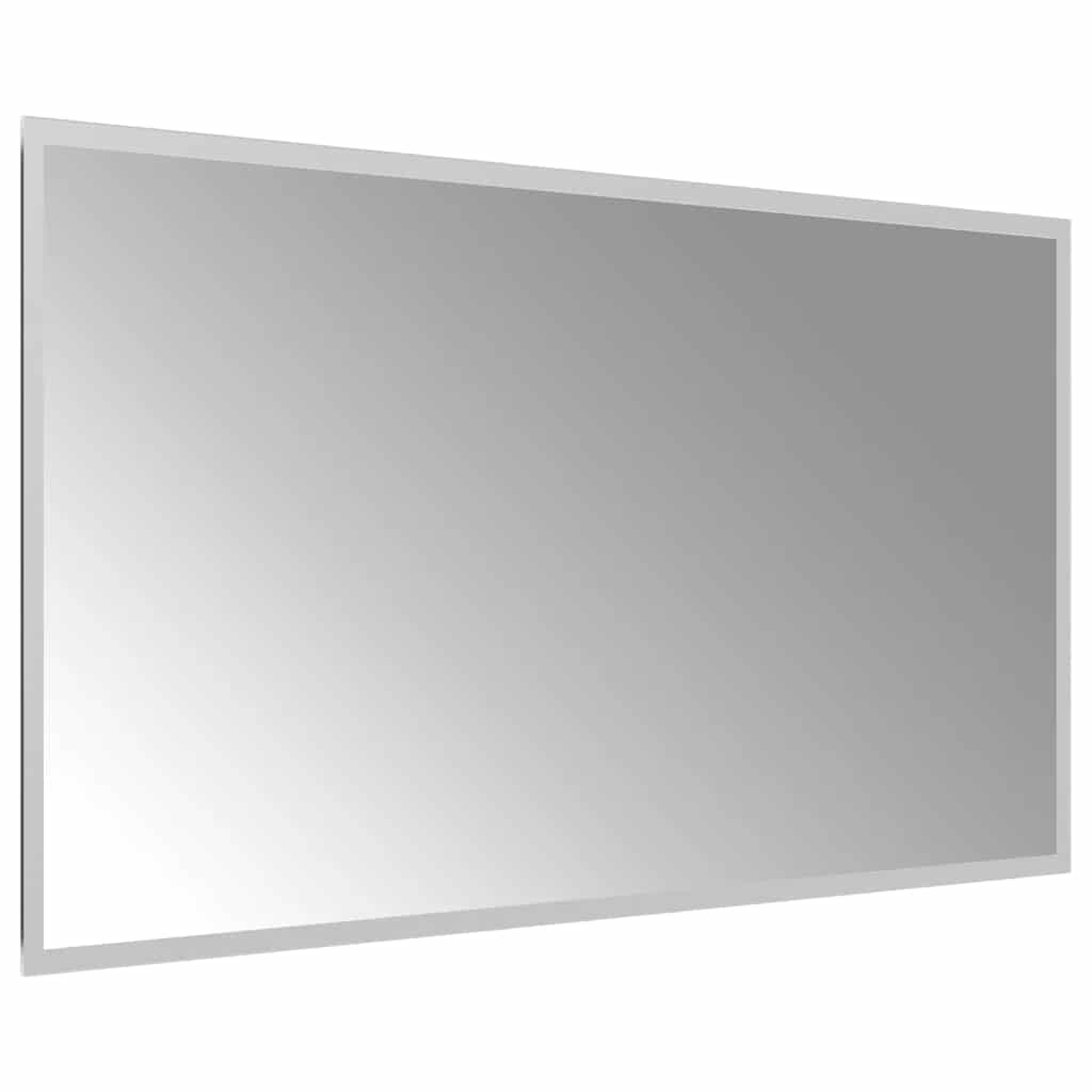 Oglindă de baie cu LED, 90x50 cm