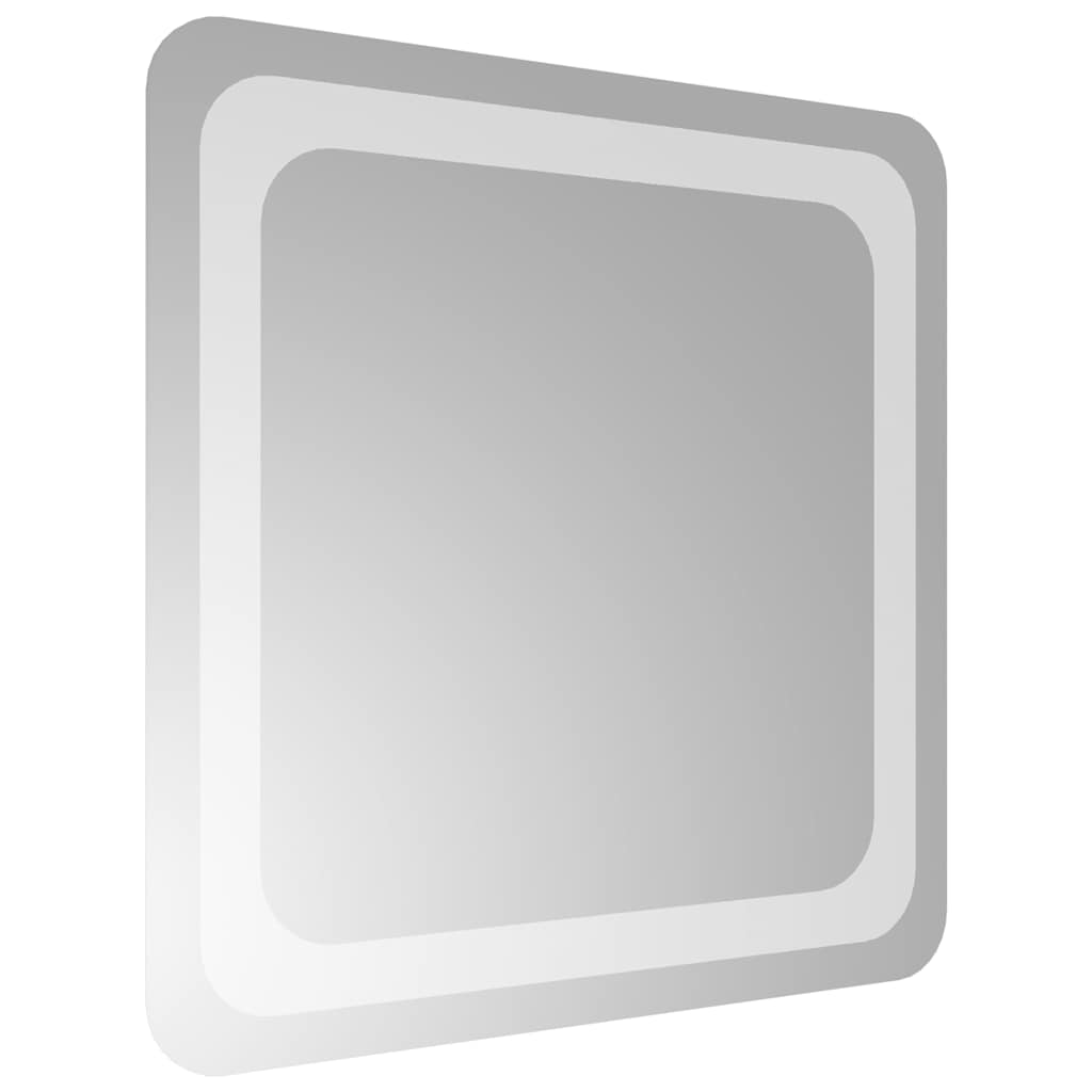 Oglindă de baie cu LED, 40x40 cm