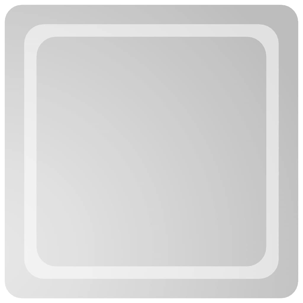 Oglinda de baie cu LED, 60x60 cm