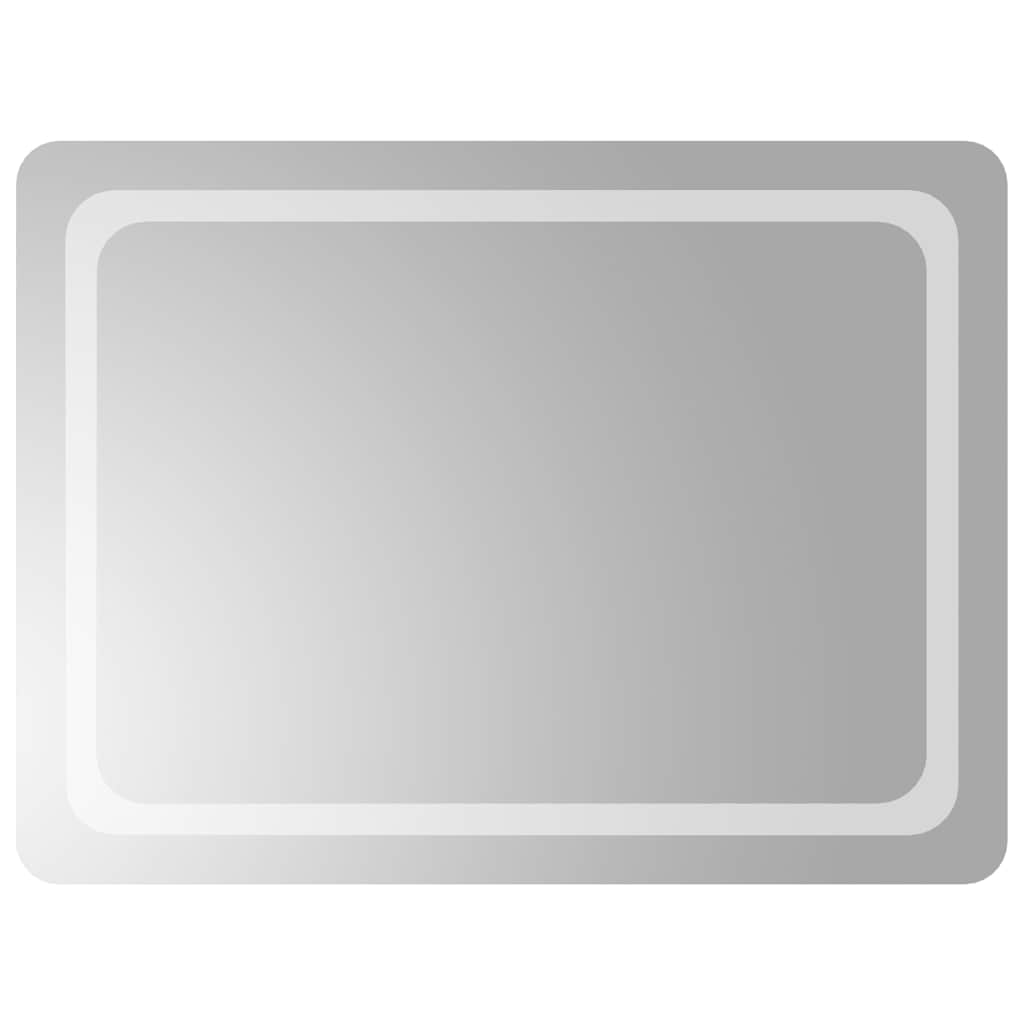 Oglindă de baie cu LED, 80x60 cm