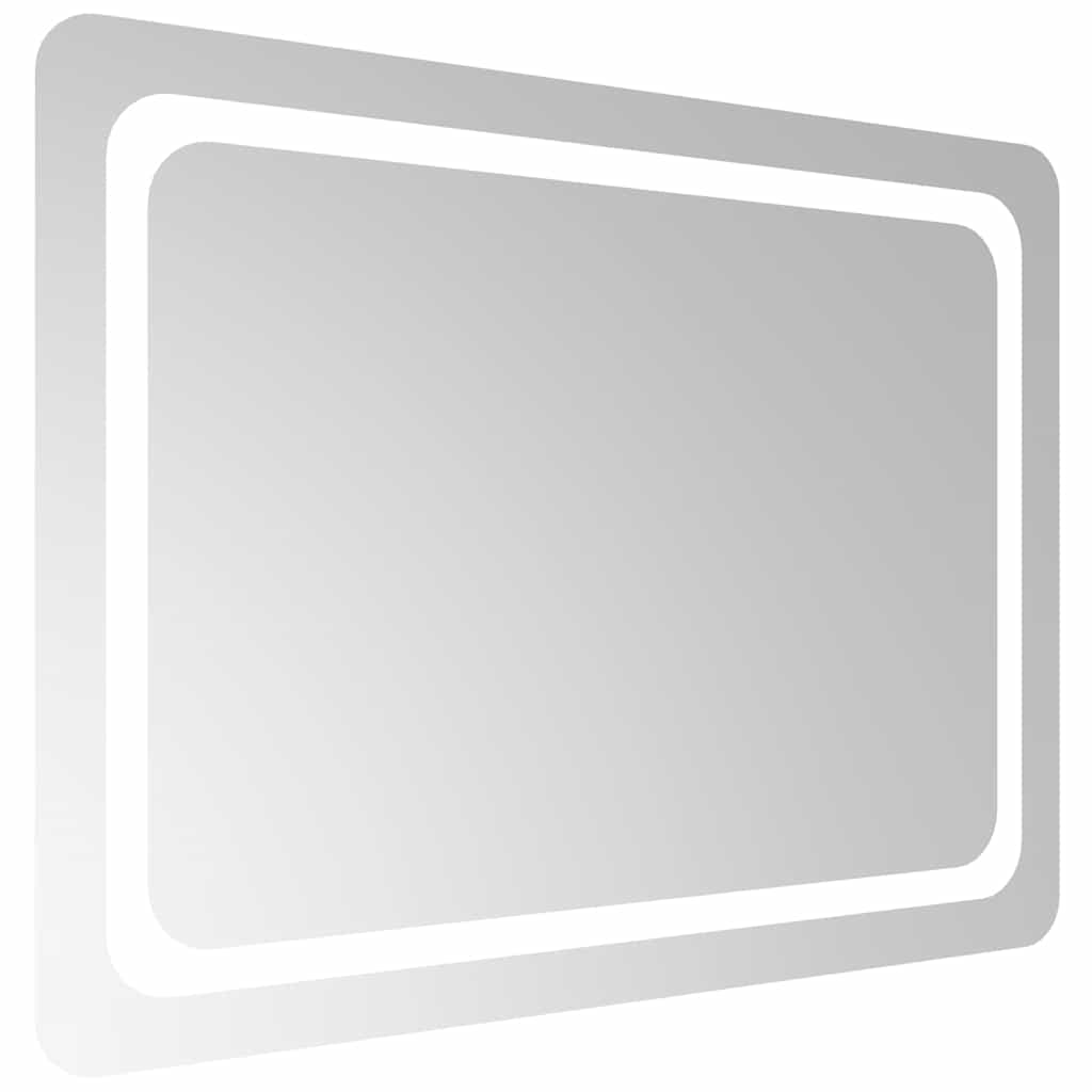 Oglindă de baie cu LED, 80x60 cm
