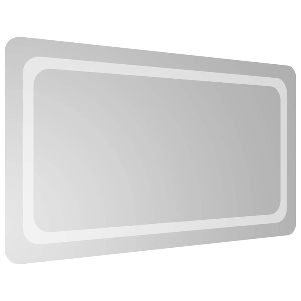 Oglindă de baie cu LED, 90x50 cm