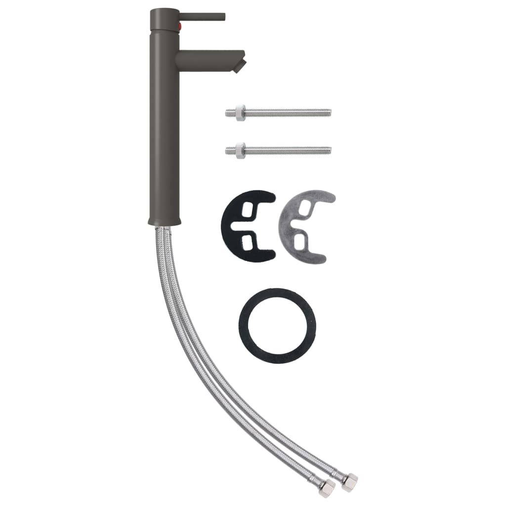 Chiuvetă baie cu robinet și scurgere tip push, sticlă aurie