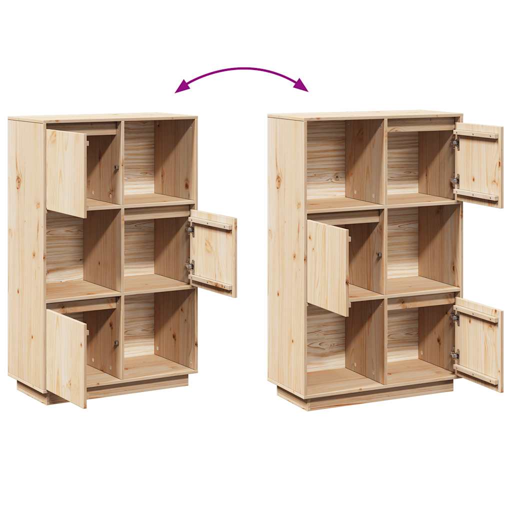 Dulap înalt, 74x35x117 cm, lemn masiv de pin