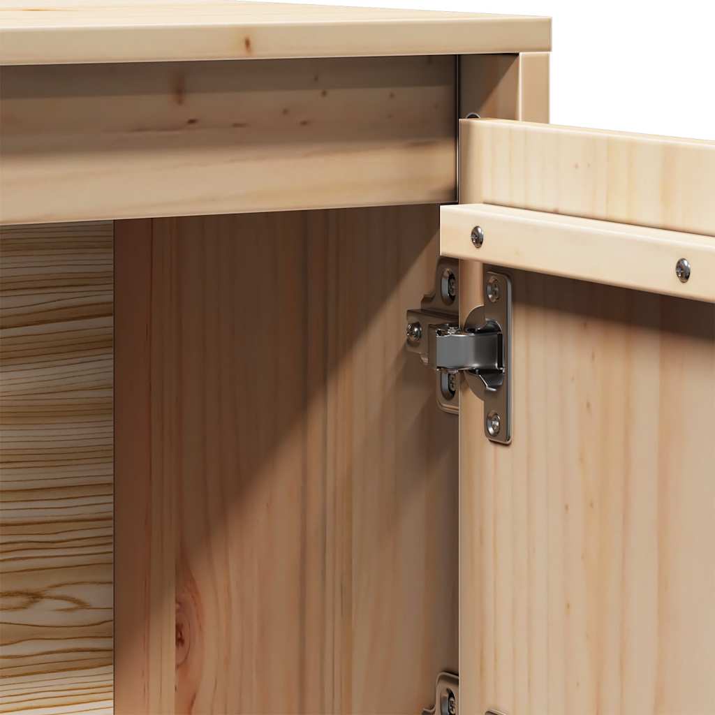 Dulap înalt, 74x35x117 cm, lemn masiv de pin