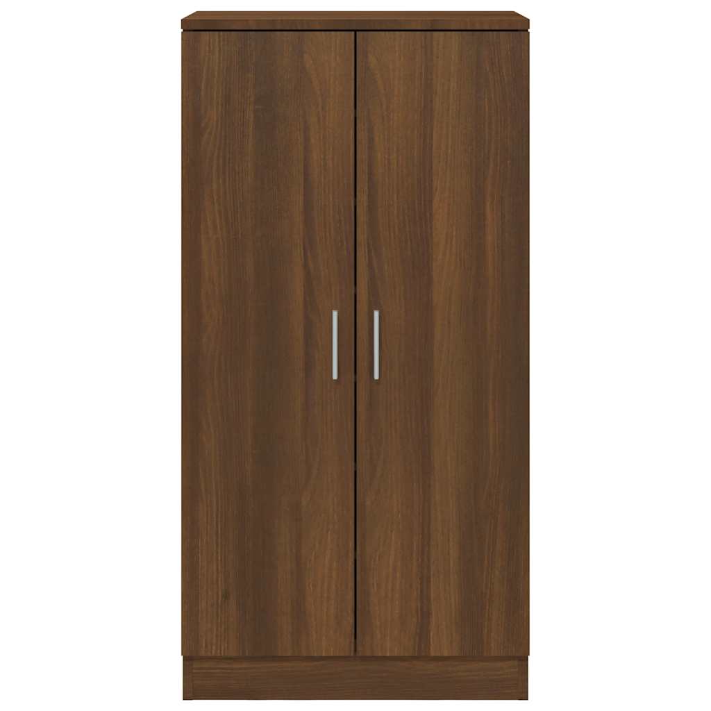 Pantofar, stejar maro, 55x35x108 cm, lemn prelucrat