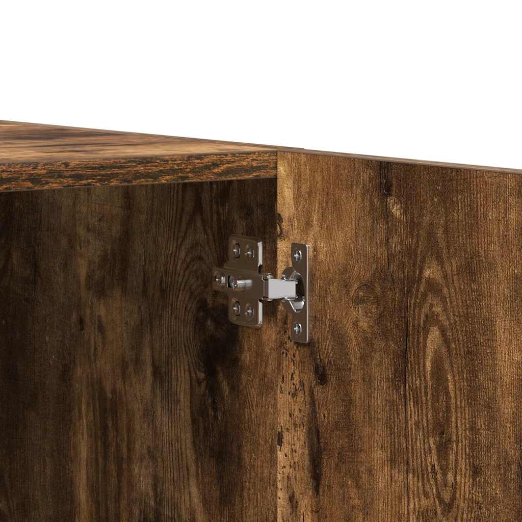 Șifonier, stejar fumuriu, 90x52x200 cm, lemn prelucrat