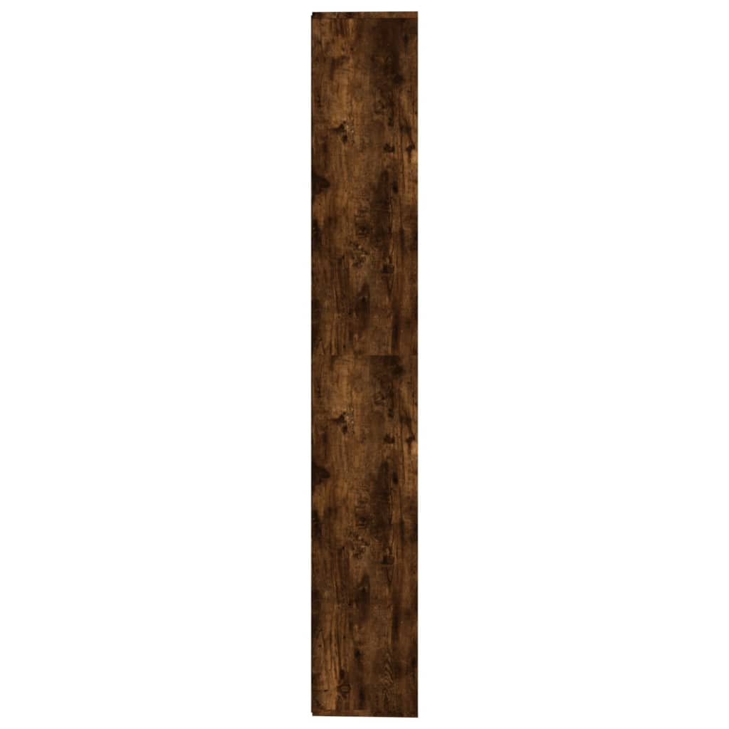 Bibliotecă, stejar fumuriu, 155x24x160 cm