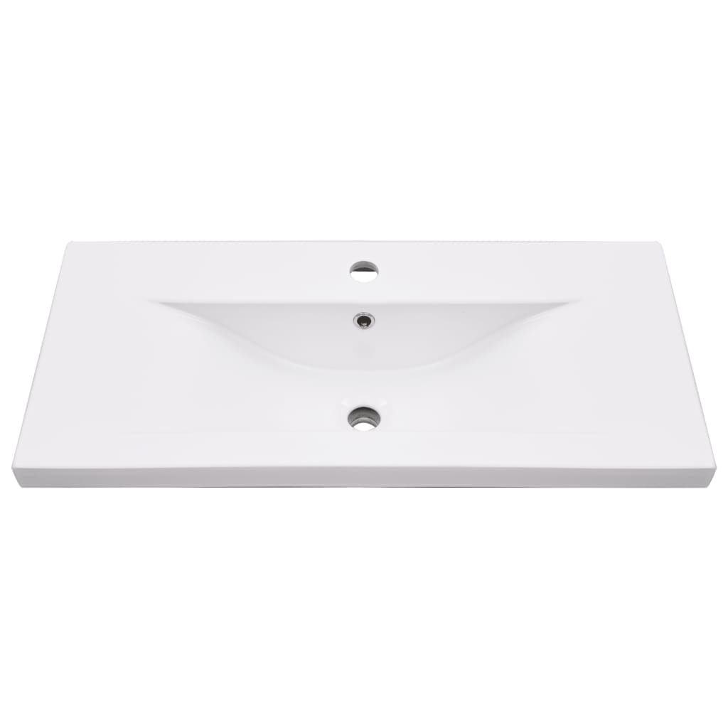 Cadru lavoar baie cu chiuvetă încorporată, negru, fier