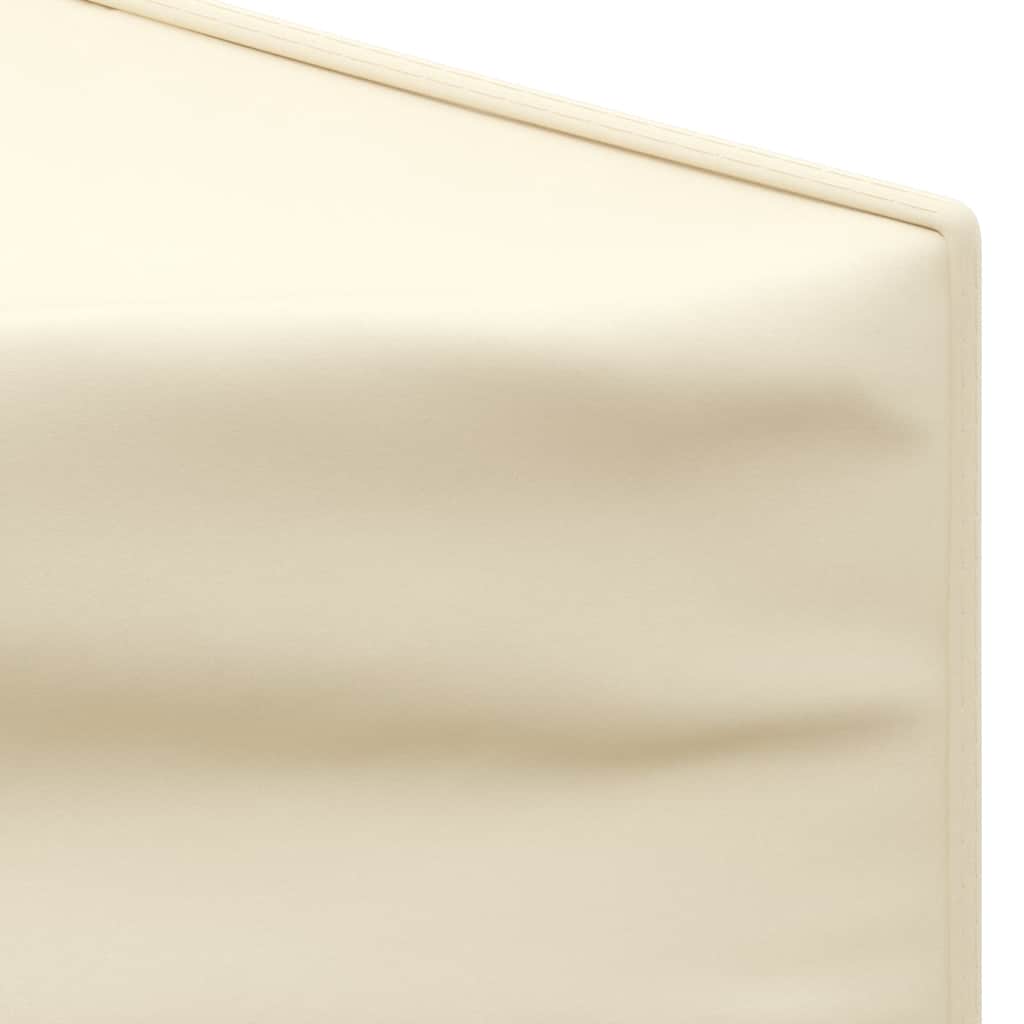 Cort pliabil pentru petrecere, pereți laterali, crem, 3x6 m